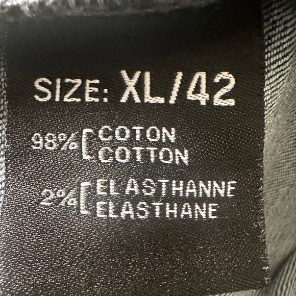 ONADO Paris Women’s Embroidered Lace Asymmetric Hem Cotton Denim Jacket Sz XL/42 - Picture 9 of 13